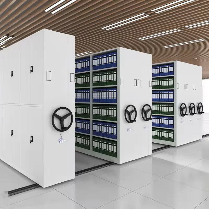 Shop Metal Movable Shelving Mobile File Rack Saudi Arabia Mobile Compactor units with File