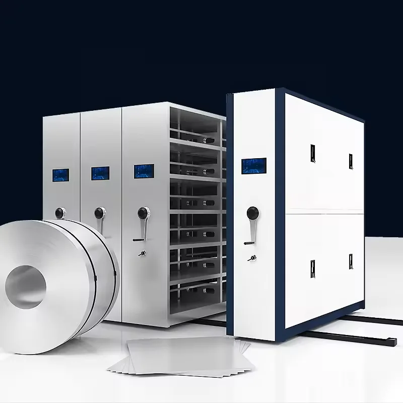 Shop Metal Movable Shelving Mobile File Rack Saudi Arabia File Cabinet with Materials
