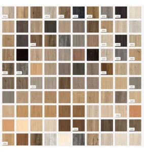 Color Chart Wood