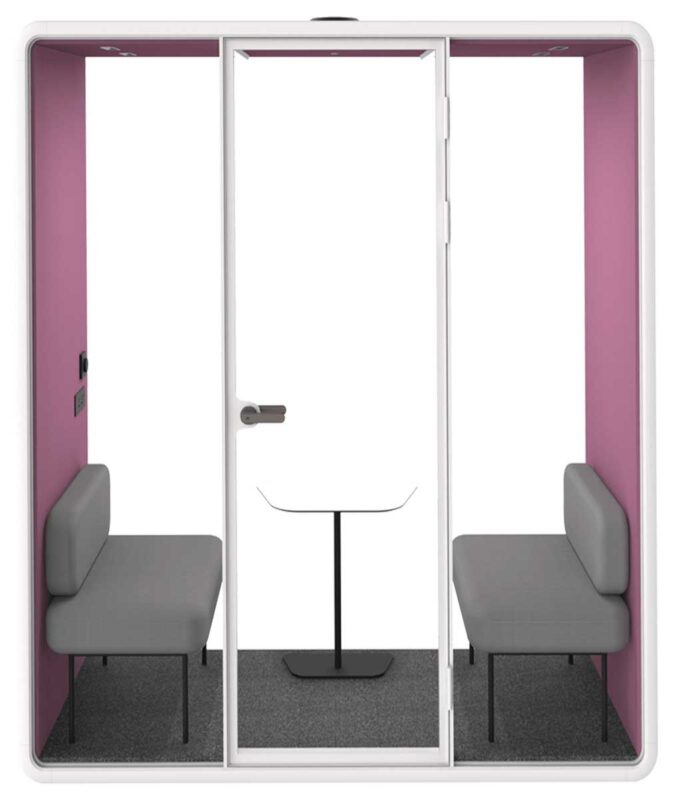 Acoustic Silent Booth for 2 Person