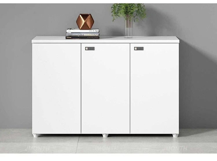 Modern L-shape executive office desk with storage Saudi Arabia | مكتب تنفيذي عصري على شكل L مع وحدات تخزين في السعودية